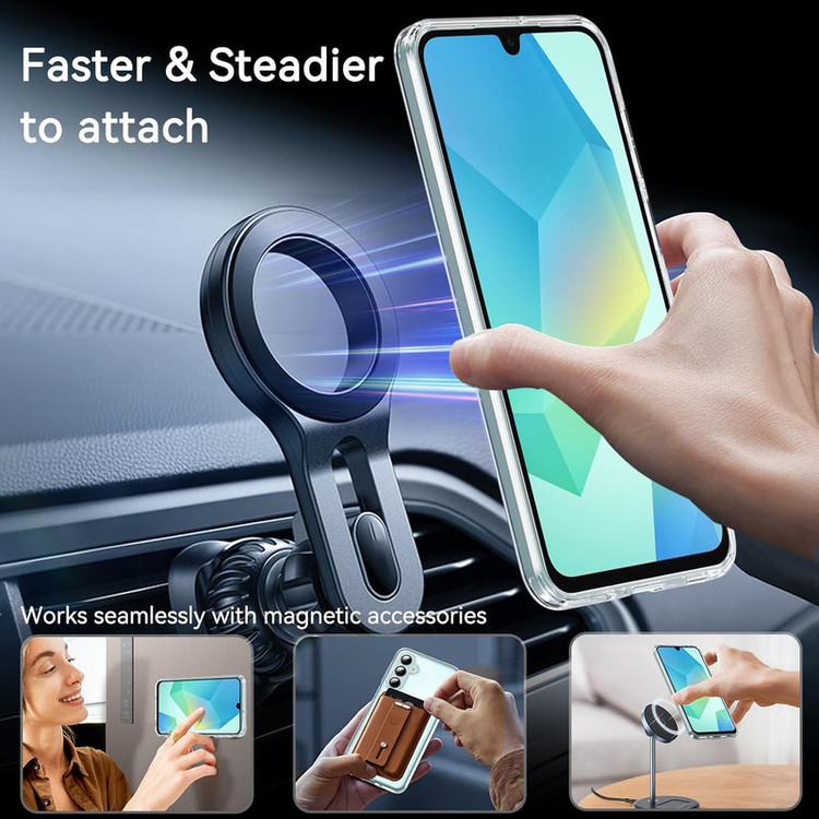 کاور گاردتک مدل Clear Magsafe Strap مناسب برای گوشی موبایل سامسونگ Galaxy A17 به همراه بند آویز