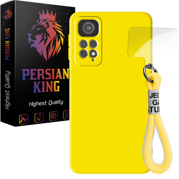 کاور پرشین کینگ مدل SLC22 مناسب برای گوشی موبایل شیائومی Redmi Note 11 Pro 4G / Redmi Note 11 Pro 5G به همراه بند آویز