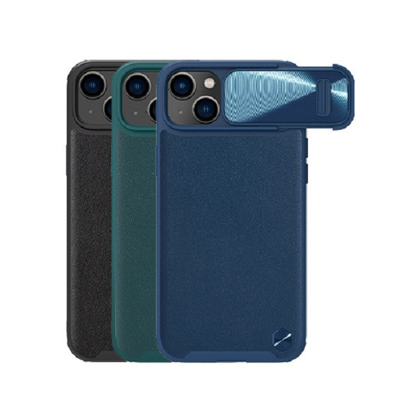 کاور نیلکین مدل CamShield Leather S Case مناسب برای گوشی موبایل اپل iPhone 14 plus