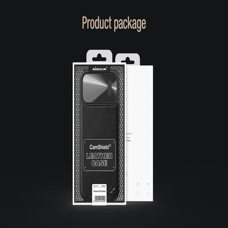کاور نیلکین مدل CamShield Leather S Case مناسب برای گوشی موبایل اپل iPhone 14 plus