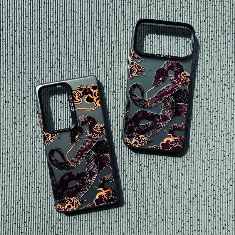 کاور مدل سوکول طرح مار کد Snake89 مناسب برای گوشی موبایل اپل iPhone 16