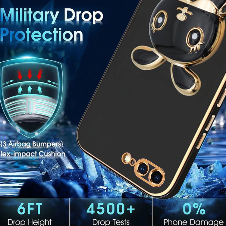 کاور گاردتک اساک مدل Kitty Strap مناسب برای گوشی موبایل اپل iPhone 7 Plus/ 8 Plus به همراه بند