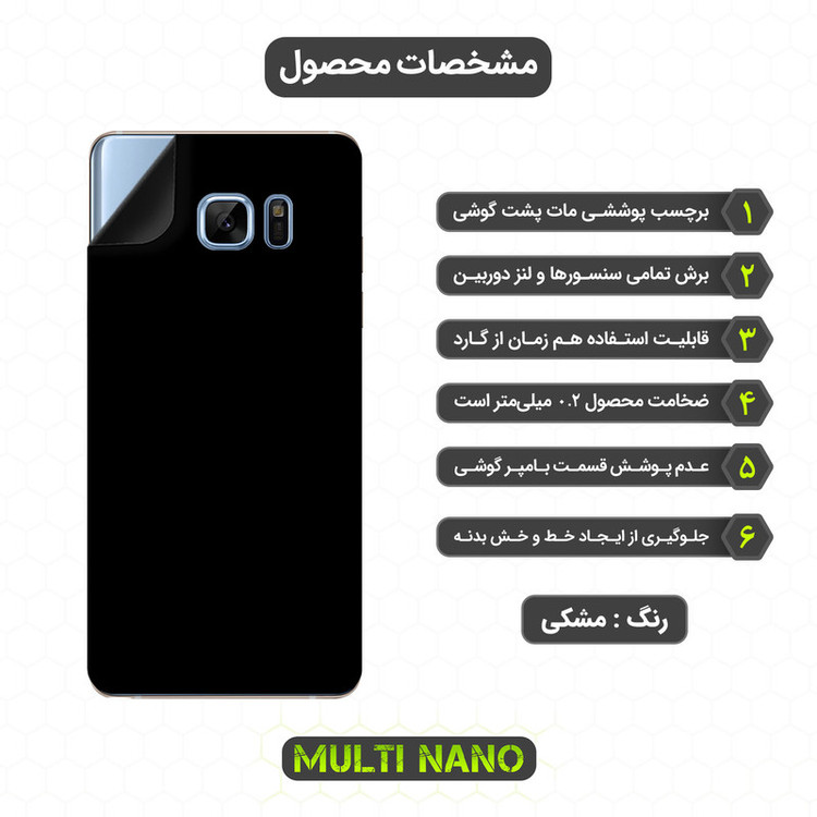 برچسب پوششی مولتی نانو مدل X-F1M مناسب برای گوشی موبایل سامسونگ Galaxy Note FE