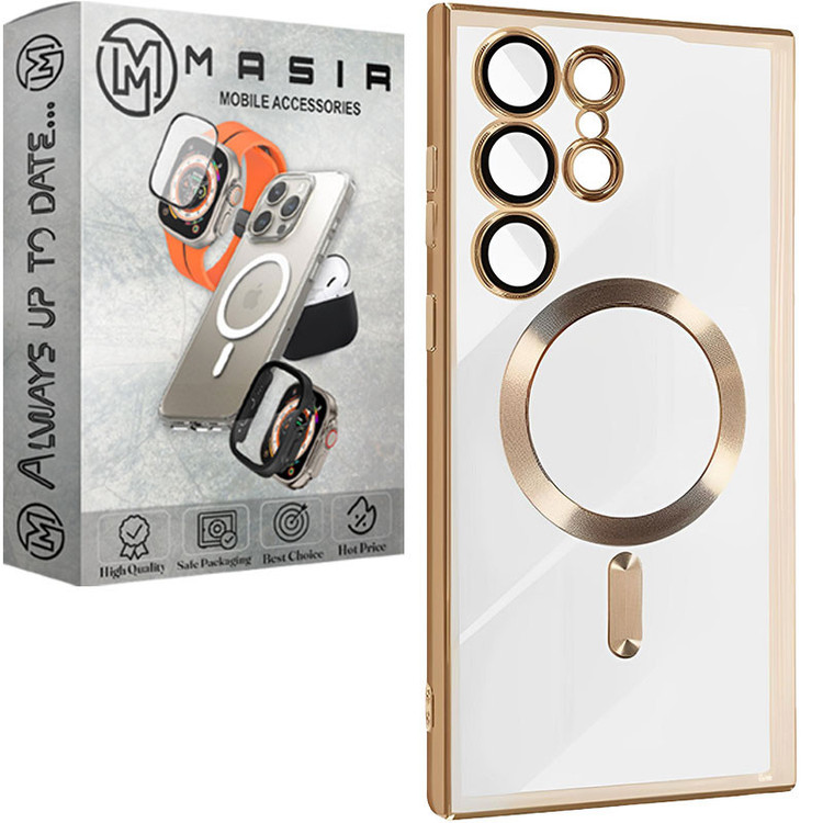 کاور مسیر مدل Color Magsafe Lens Protector مناسب برای گوشی موبایل سامسونگ Galaxy S25 Ultra
