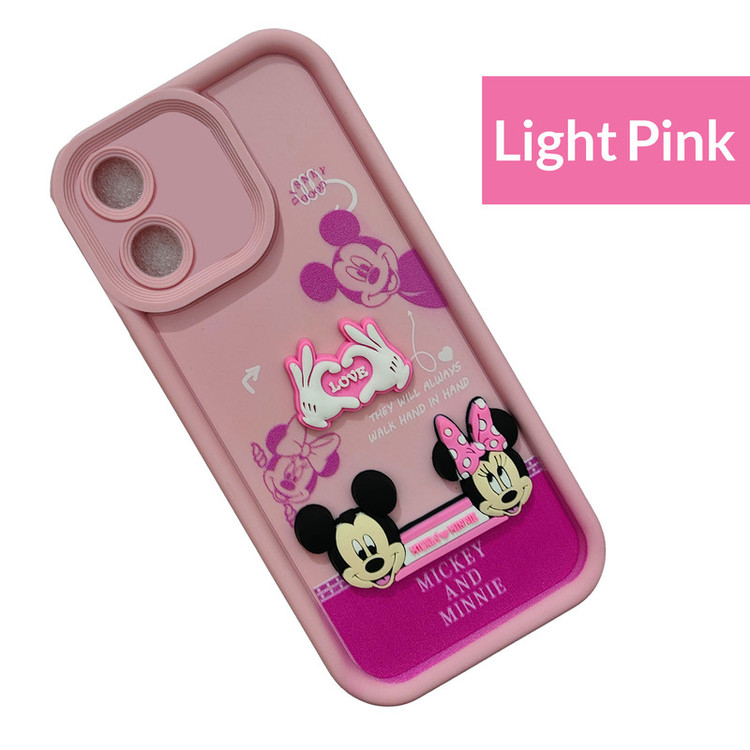 کاور موفی مدل Silicone Puffer Minni Mouse Strap مناسب برای گوشی موبایل موتورولا Moto G04 به همراه بند