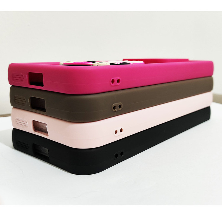 کاور موفی مدل Silicone Puffer Minni Mouse Strap مناسب برای گوشی موبایل موتورولا Moto G04 به همراه بند