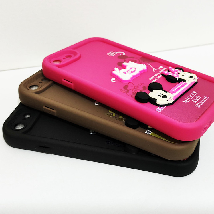 کاور موفی مدل Silicone Puffer Minni Mouse Strap مناسب برای گوشی موبایل موتورولا Moto G04 به همراه بند