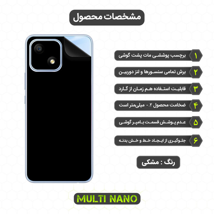 برچسب پوششی مولتی نانو مدل X-F1M مناسب برای گوشی موبایل آنر Play 30