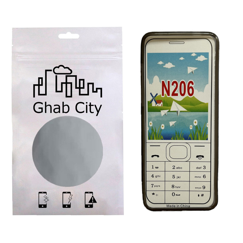 کاور قاب سیتی مدل ژله ای مناسب برای گوشی موبایل نوکیا N206