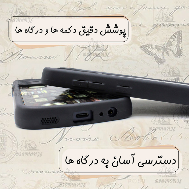 کاور دیامانته مدل Labrary Bk مناسب برای گوشی سامسونگ Galaxy A15