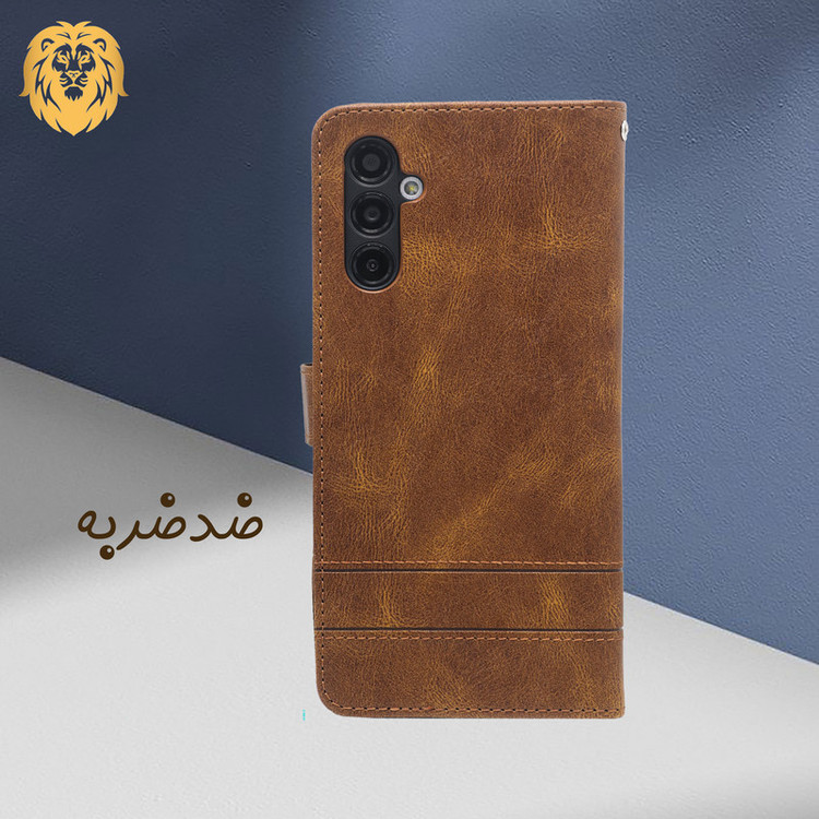کیف کلاسوری لئون مدل yo مناسب برای گوشی موبایل سامسونگ Galaxy A15