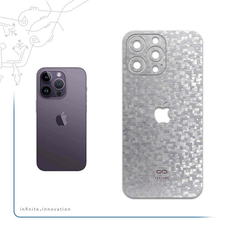 برچسب پوششی ماهوت مدل Silver-Silicon مناسب برای گوشی موبایل اپل iPhone 14 Pro Max