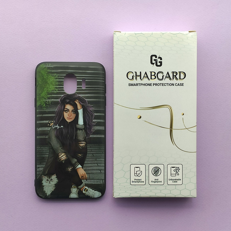کاور قاب گارد مدل دخترانه مناسب برای گوشی موبایل سامسونگ Galaxy J4