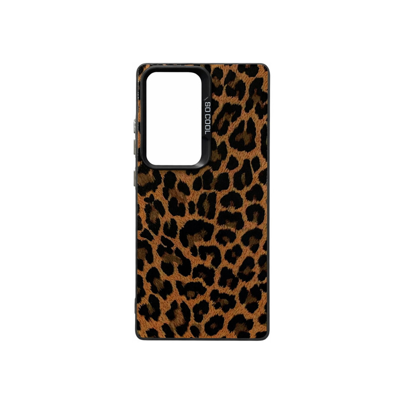 کاور مدل سوکول طرح پلنگی کد Leopard86 مناسب برای گوشی موبایل سامسونگ Galaxy S23 Ultra