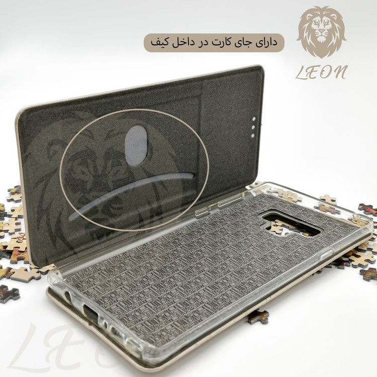 کیف کلاسوری لئون مدل Modest مناسب برای گوشی موبایل سامسونگ Galaxy S21 Ultra