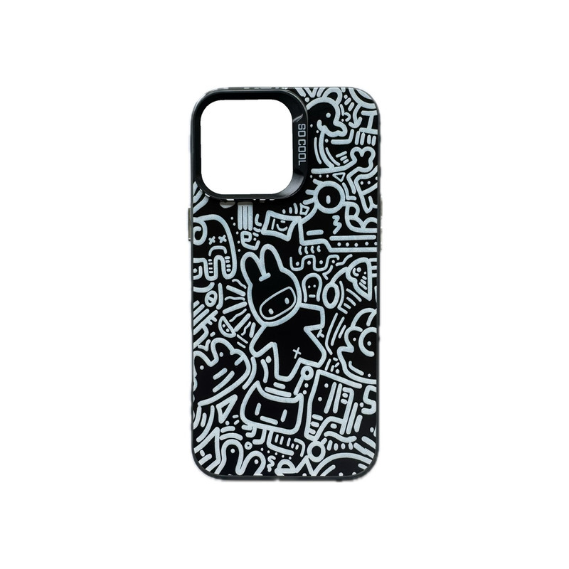 کاور مدل سوکول طرح هنر دودل آرت کد doodleArt95 مناسب برای گوشی موبایل اپل iPhone 13 Pro Max