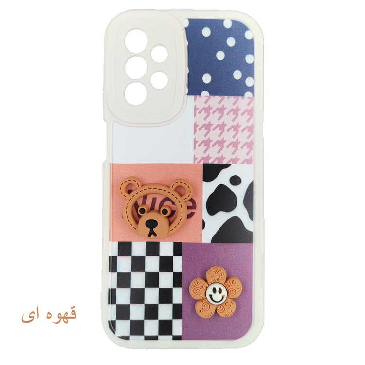 کاور لیمیا مدل فانتزی لنزدار ژله ای طرح عروسکی برجسته مناسب برای گوشی موبایل سامسونگ Galaxy A32 4G