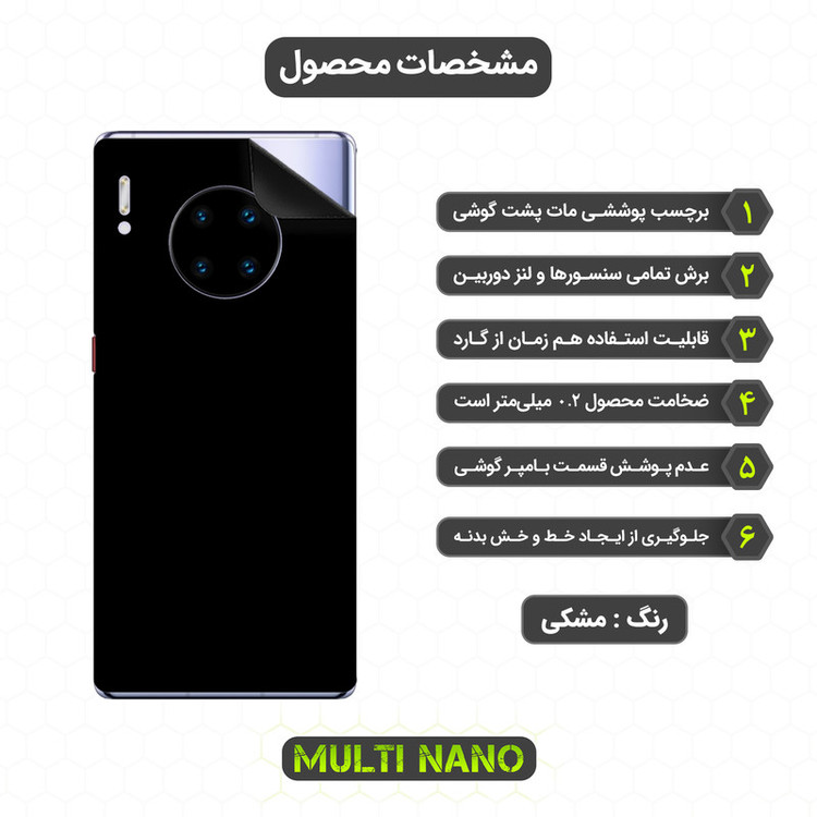 برچسب پوششی مولتی نانو مدل X-F1M مناسب برای گوشی موبایل هوآوی Mate 30E Pro 5G