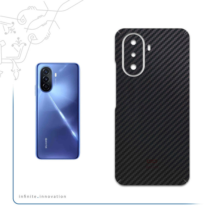 برچسب پوششی ماهوت مدل Carbon-Fiber مناسب برای گوشی موبایل هوآوی Nova Y70