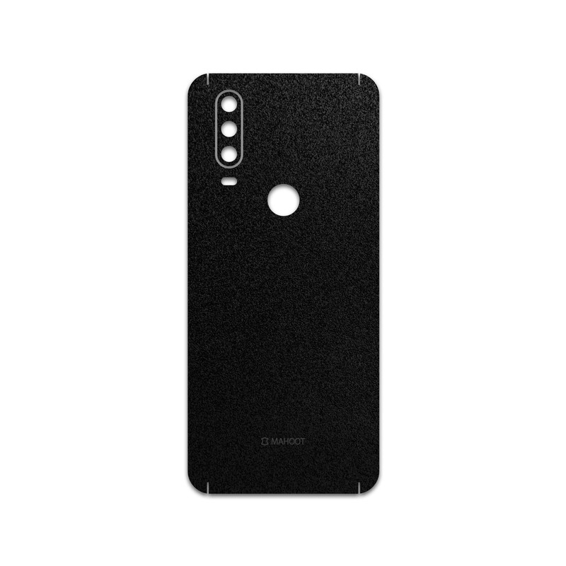 برچسب پوششی ماهوت مدل Black-Suede مناسب برای گوشی موبایل موتورولا One Action