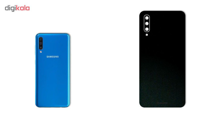 برچسب پوششی ماهوت طرح Black-Suede مناسب برای گوشی موبایل سامسونگ Galaxy A50