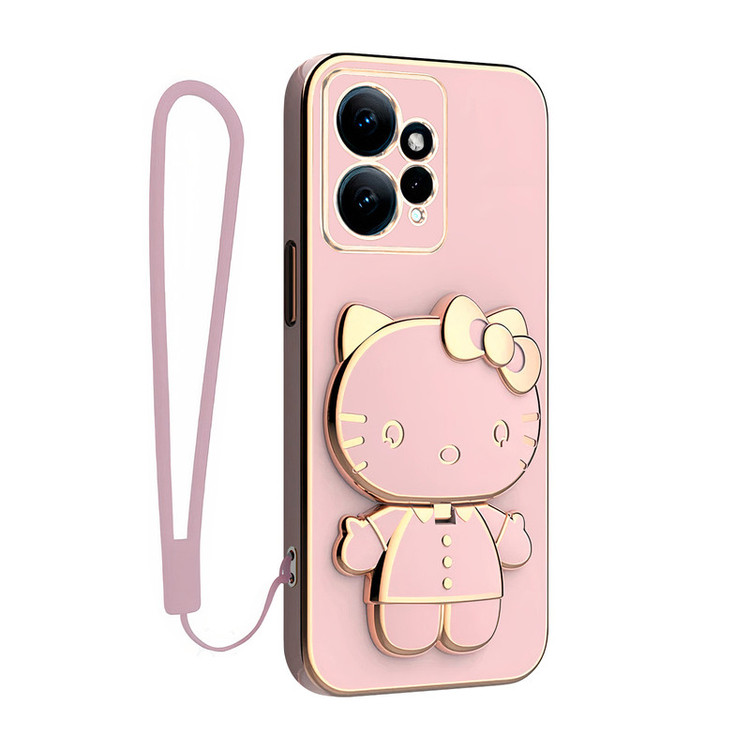کاور اسپارتان مدل Kitty مناسب برای گوشی موبایل شیائومی Redmi Note 12 4G به همراه بند نگهدارنده
