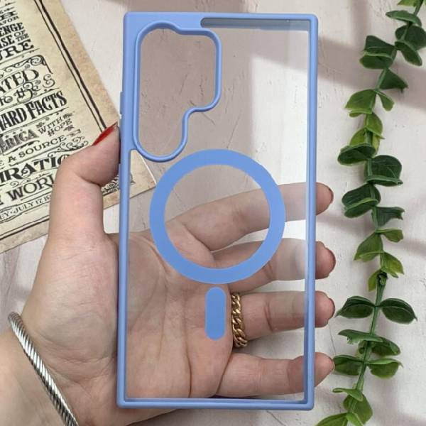 کاور قاب تام مدل مگ سیف رنگی مناسب برای گوشی موبایل سامسونگ Galaxy S23 Ultra