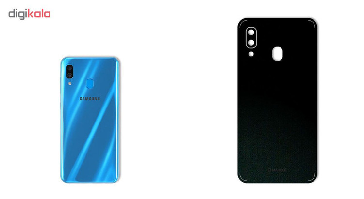 برچسب پوششی ماهوت مدل Black-Suede مناسب برای گوشی موبایل سامسونگ Galaxy A40