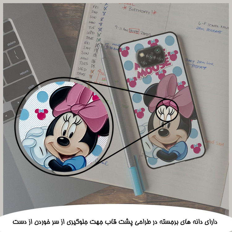 کاور دکین مدل Rikki طرح Smile مناسب برای گوشی موبایل شیائومی Poco X3/ Poco X3 Pro به همراه پایه نگهدارنده