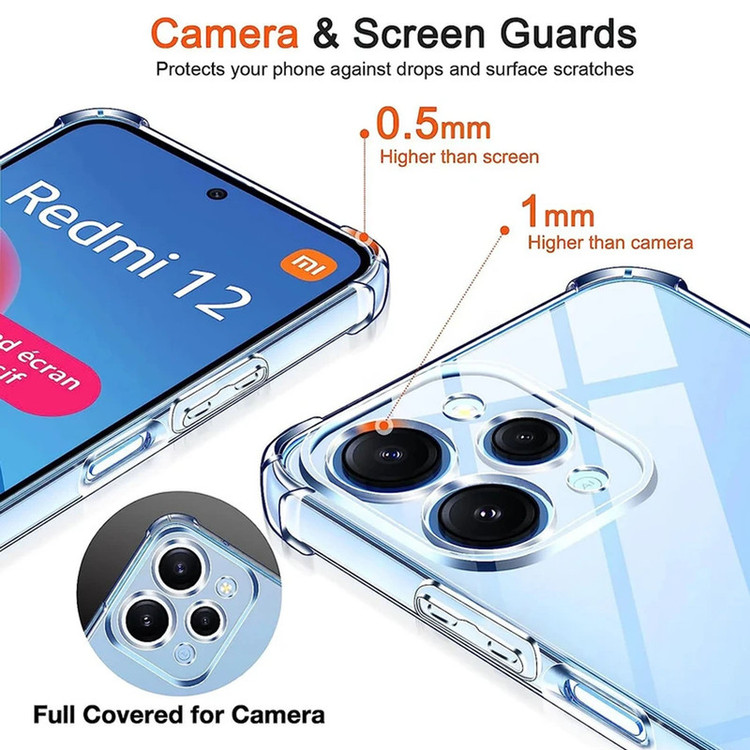 کاور اسپارتان مدل Airbag Strap مناسب برای گوشی موبایل شیائومی Redmi 12 4G به همزاه بند آویز