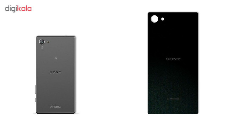 برچسب پوششی ماهوت طرح Black-Suede مناسب برای گوشی موبایل سونی Xperia Z5 Compact