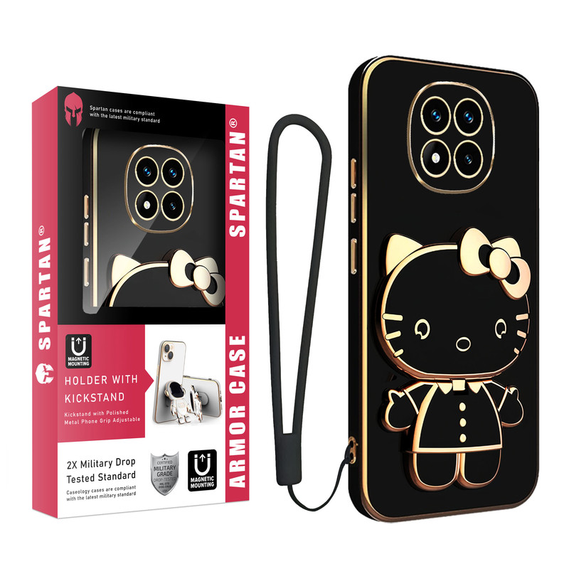 کاور اسپارتان مدل Kitty Strap مناسب برای گوشی موبایل شیائومی Redmi Note 14 Pro Plus به همراه بندآویز