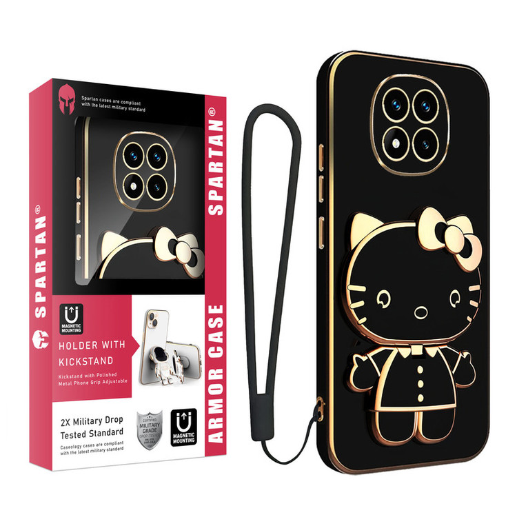کاور اسپارتان مدل Kitty Strap مناسب برای گوشی موبایل شیائومی Redmi Note 14 Pro Plus به همراه بندآویز