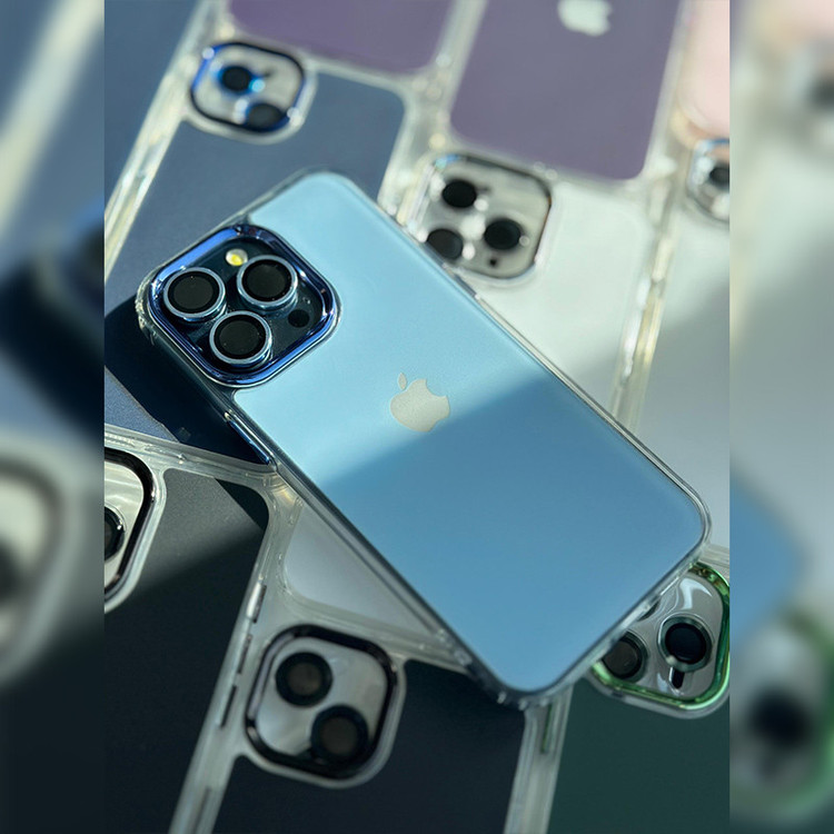 کاور مدل Pir Skin مناسب برای گوشی موبایل اپل iPhone 13 Pro Max به همراه محافظ لنز