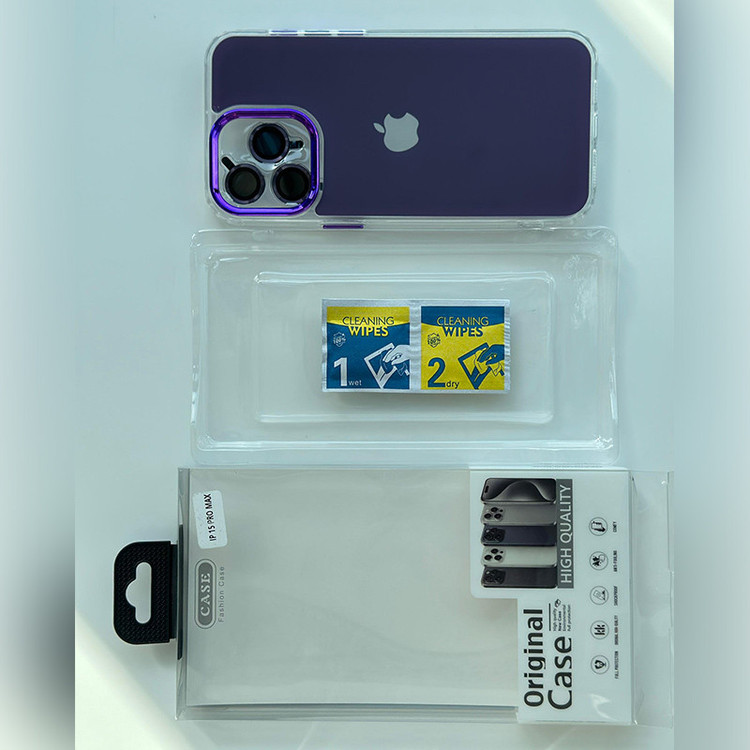 کاور مدل Pir Skin مناسب برای گوشی موبایل اپل iPhone 13 Pro Max به همراه محافظ لنز