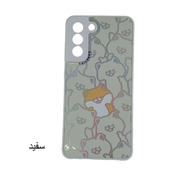 کاور لیمیا مدل فانتزی لنزدار طرح عروسکی PVD مناسب برای گوشی موبایل سامسونگ Galaxy S21 FE