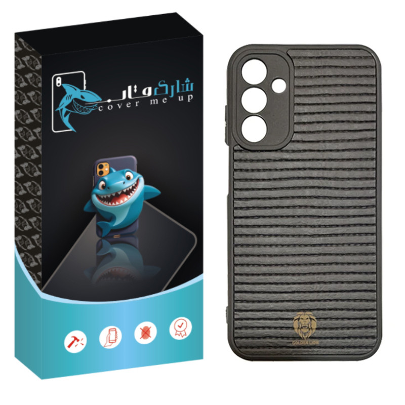 کاور شارک قاب طرح چرم مناسب برای گوشی موبایل سامسونگ Galaxy A26