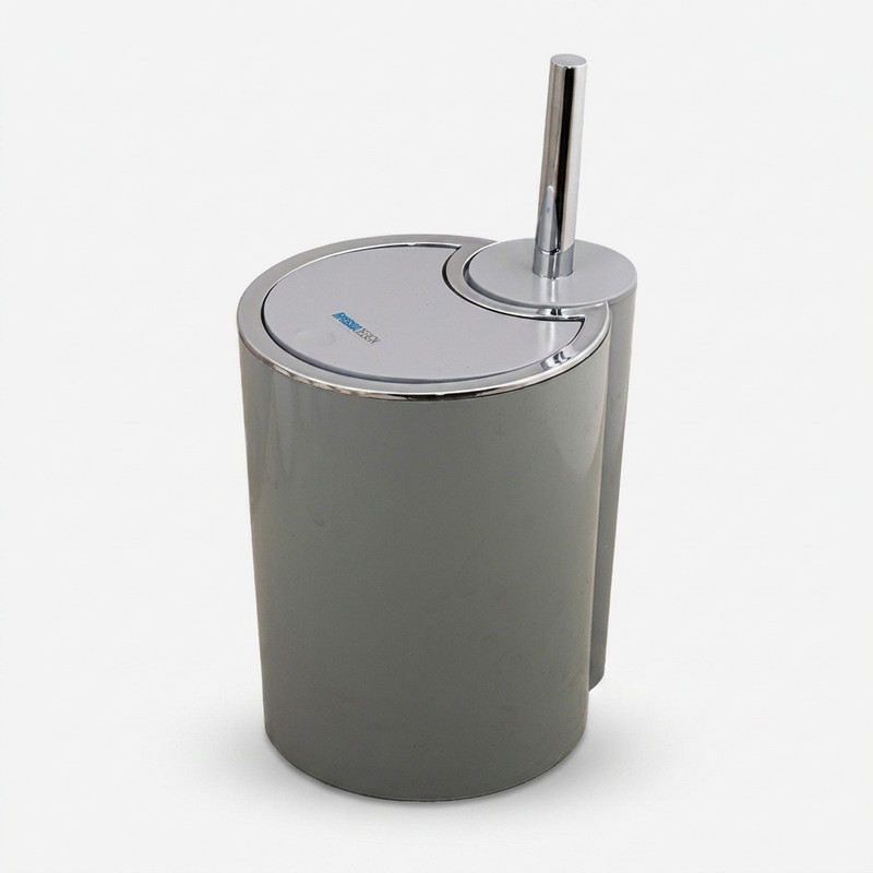 ست سطل زباله و فرچه بریسو دیزاین مدل  BRS - Silv 2