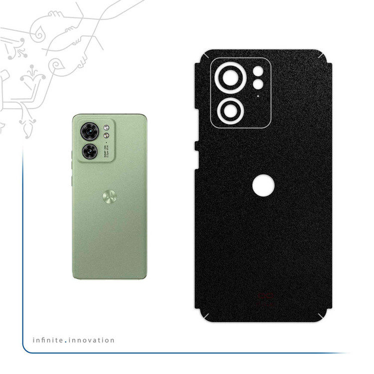 برچسب پوششی ماهوت مدل Black-Suede مناسب برای گوشی موبایل موتورولا Edge 40