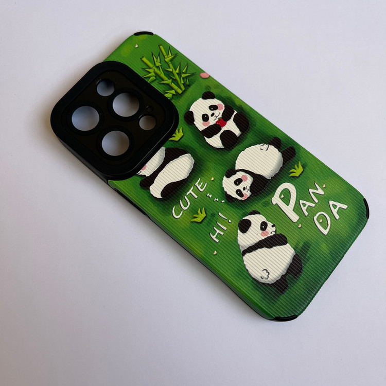 کاور مدل کبریتی طرح پاندا کد 579 مناسب برای گوشی موبایل اپل iPhone 15 Pro