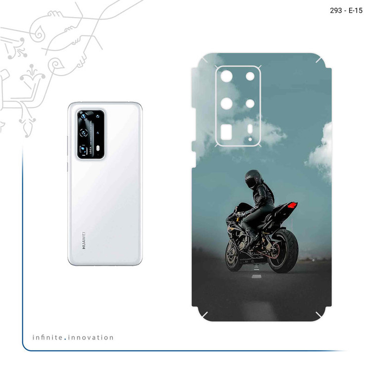 برچسب پوششی ماهوت مدل Motorcycling مناسب برای گوشی موبایل هوآوی P40 Pro Plus