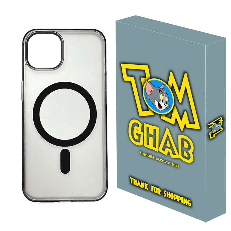 کاور قاب تام مدل مگ سیف مات مناسب برای گوشی موبایل اپل iPhone 15 Pro Max