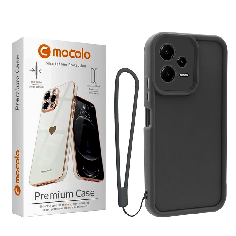 کاور موکولو مدل Silicone Puffer Strap مناسب برای گوشی موبایل شیائومی Redmi Note 12 Pro Plus به همراه بند آویز