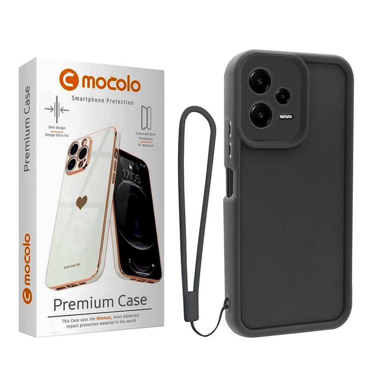 کاور موکولو مدل Silicone Puffer Strap مناسب برای گوشی موبایل شیائومی Redmi Note 12 Pro Plus به همراه بند آویز