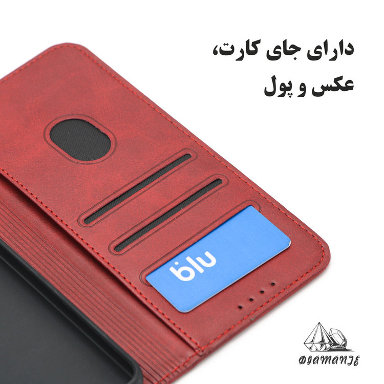 کیف کلاسوری دیامانته مدل Kelasor Ros مناسب برای گوشی موبایل شیائومی Redmi Note 8