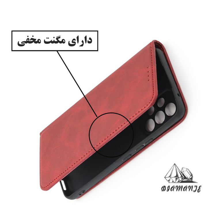 کیف کلاسوری دیامانته مدل Kelasor Ros مناسب برای گوشی موبایل شیائومی Redmi Note 8