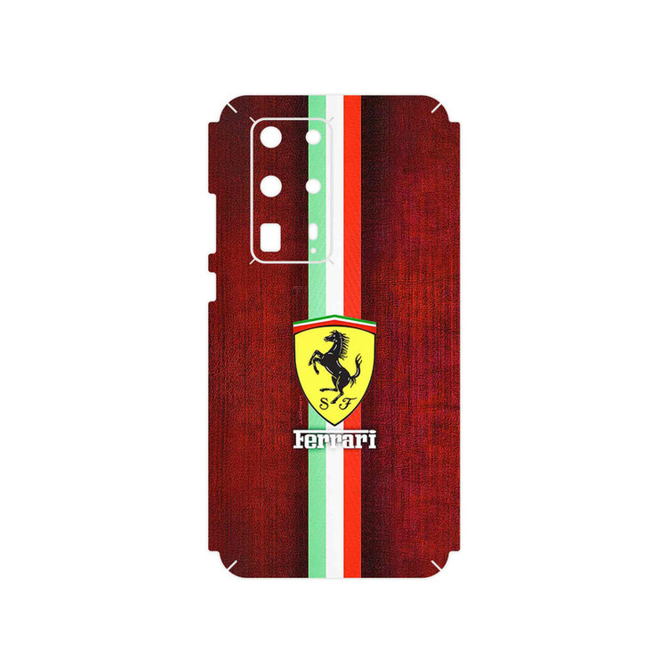 برچسب پوششی ماهوت مدل Ferrari مناسب برای گوشی موبایل هوآوی P40 Pro Plus