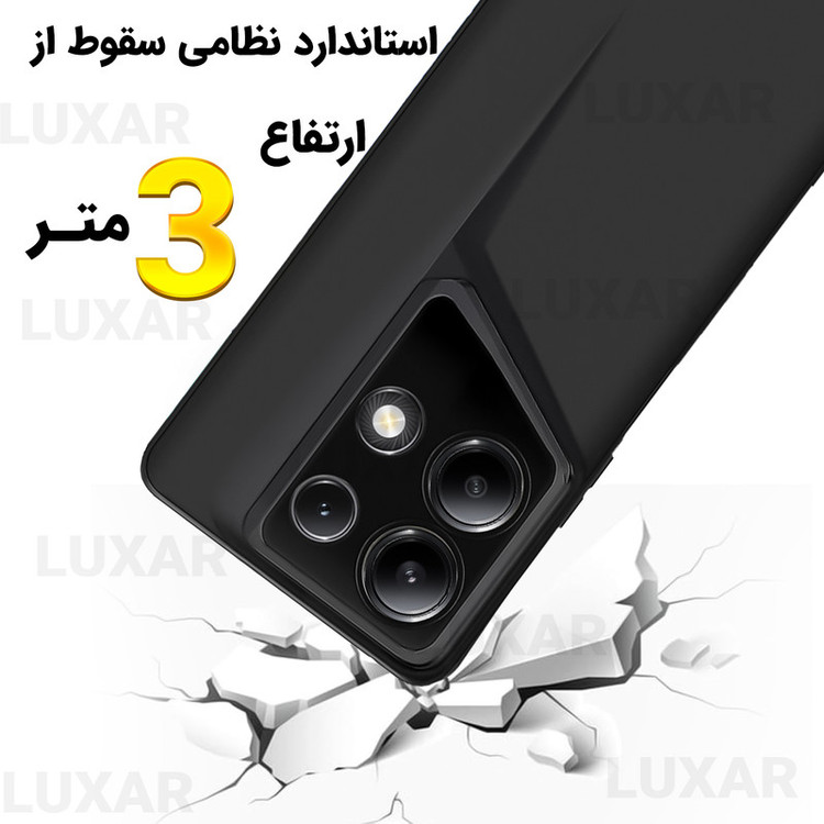 کاور لوکسار مدل note13pro -Porsche مناسب برای گوشی شیائومی Note 13 Pro 4G / Poco M6 Pro 4G / Note 14S 4G
