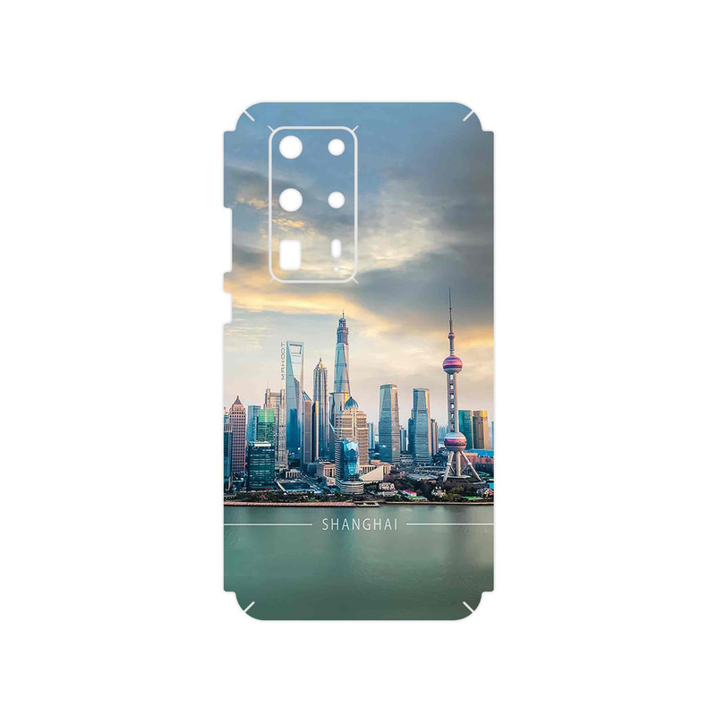 برچسب پوششی ماهوت مدل Shanghai_City مناسب برای گوشی موبایل هوآوی P40 Pro Plus