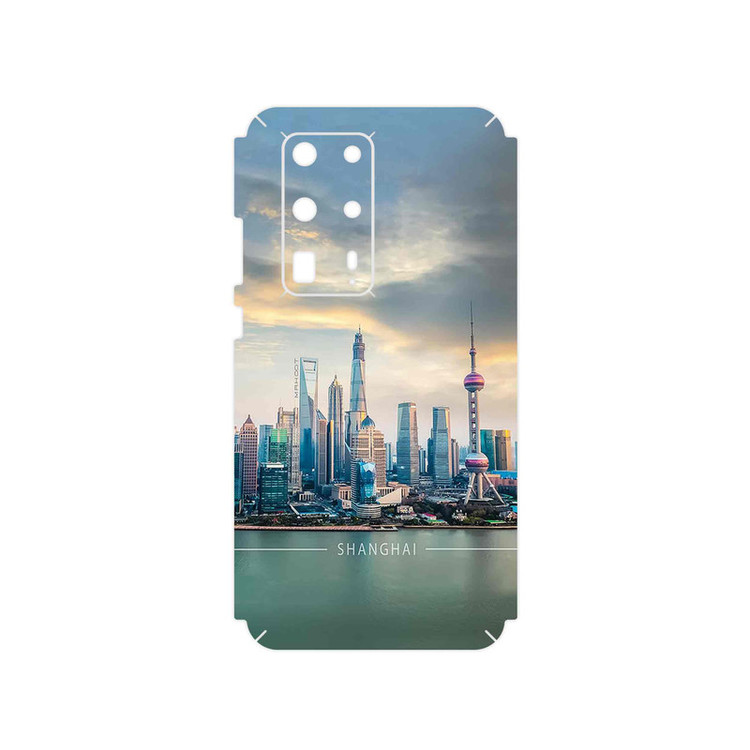 برچسب پوششی ماهوت مدل Shanghai_City مناسب برای گوشی موبایل هوآوی P40 Pro Plus